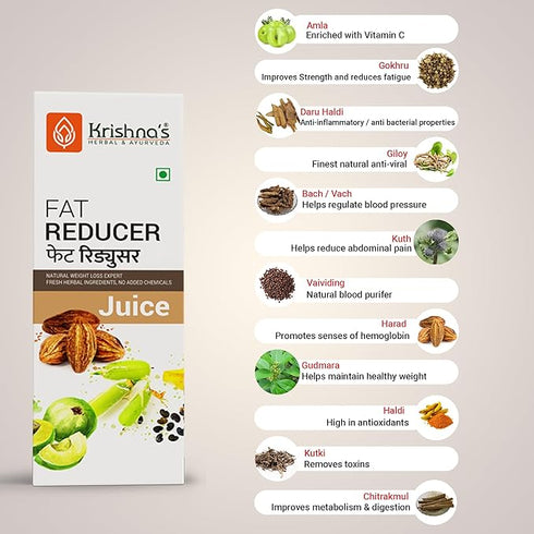Krishna'S Herbal And Ayurveda Fat Reducer Tonic